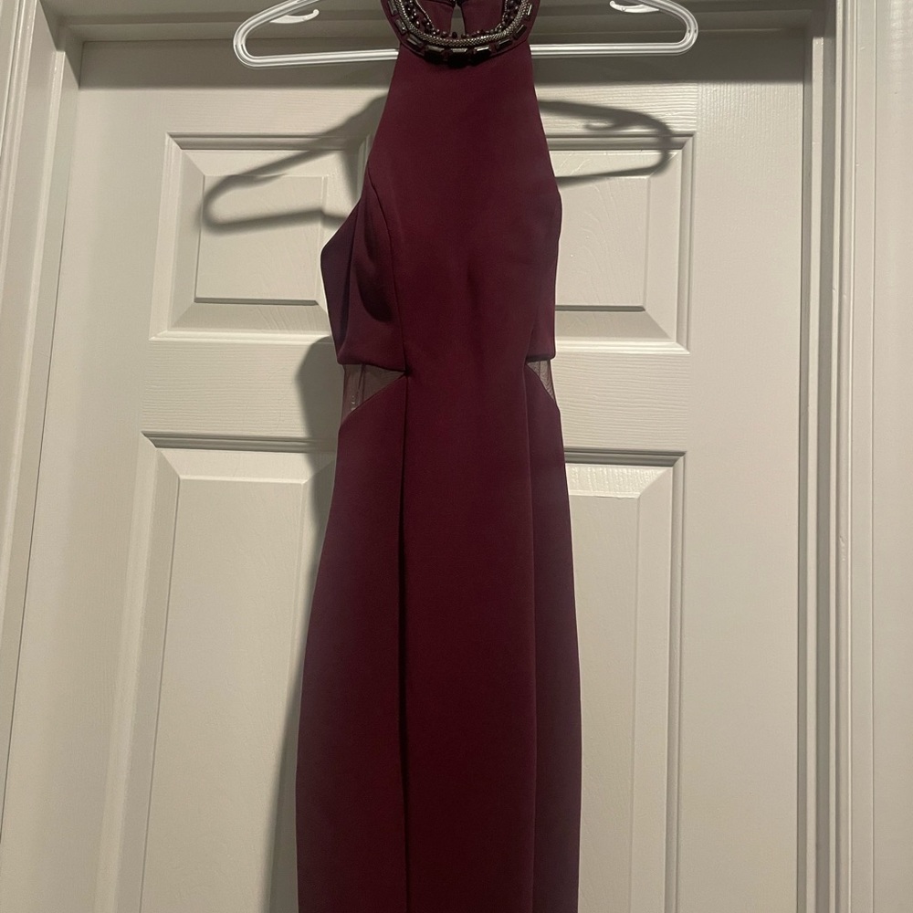 Cocktail dress. Size 3. Plum/eggplant color.